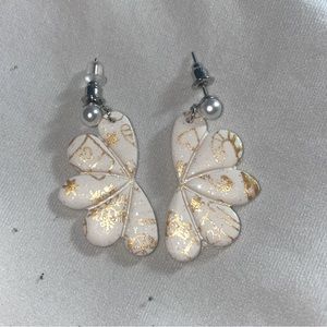 Polymer clay Christmas earrings